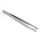 Best Universal Nose Hair Trimming Tweezer Steel Eyebrow Nose Hairs Cut 1 x F9X7