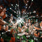 LED Solar Firework Lamp Outdoor Garden Lawn Stake String Light (Cold White)