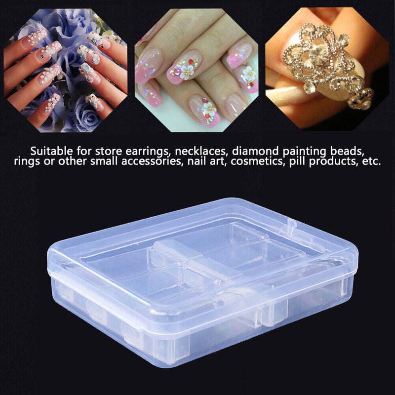 Portable Tablet Containers Plastic Nail Art Case Diamond Painting Storage Box