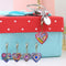 5pcs DIY Diamond Painting Keychain Full Drill Bag Love Hanging Ornaments Newly