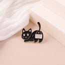 Animal Jewelry Gift Denim Jackets Lapel Pin Enamel Pin Cat Brooch Badge