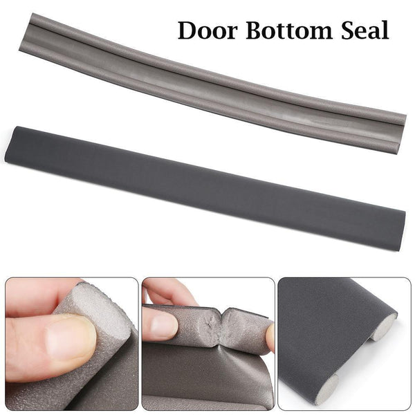 Double Stick Soundproof Foam Sliver Navy Door Bottom Weatherstrip Seal Strip