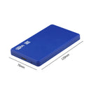 USB 3.0 HDD Enclosure 2.5-inch Serial Port SATA 3.0 Hard Drive Case (Blue)