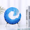 Acrylic Ocean Wave Sculpture Desktop Sea Wave Creative Art Craft for Living Room