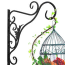 Home Garden Pot Decor Lantern Hanger Flower Holder Plant Bracket Planter Hooks