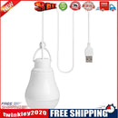 LED Bulb Dormitory Energy Saving Light USB Emergency Outdoor Lamp (White)