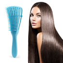 Detangling Hair Brush Massage Wet Comb Detangler Hairbrush (Sky Blue) Newly