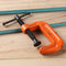 Heavy Duty G Wood Clamp Steel Woodworking Fixture for Carpentry (2 inch)