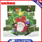 Santa Claus 5D DIY Special Shaped Diamond Painting Greeting Card Handmade Cards