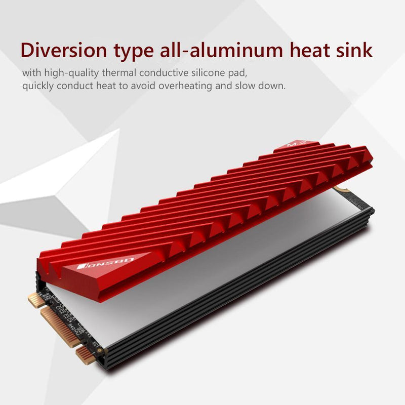 Jonsbo M.2-3 Heat Sink Cooling Pads M.2 2280 SSD Heat Dissipation Radiator