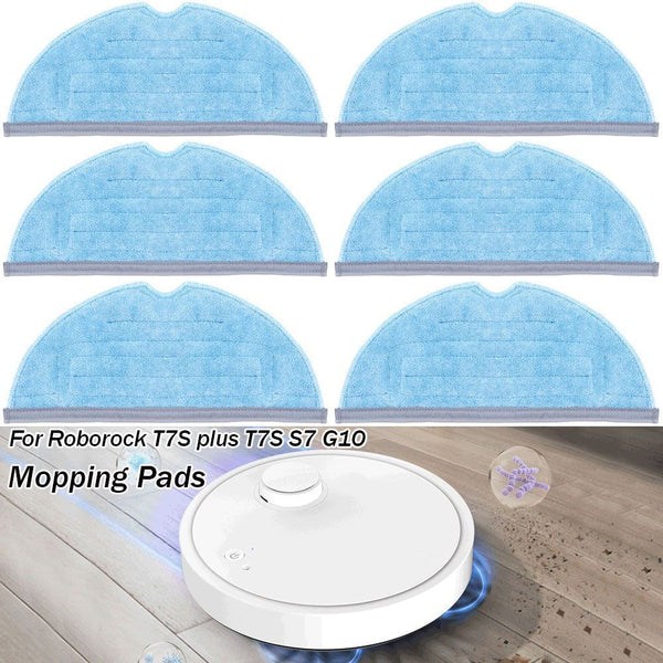 Washable Reusable Cleaning Robot Mop Rags Mop Pads Mop Cloth Mopping Pads