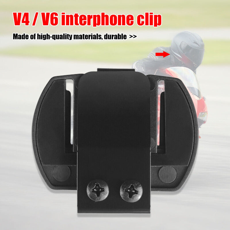 Helmet Headset Clip Bluetooth-compatible Intercom Bracket Accessories for V4 V6
