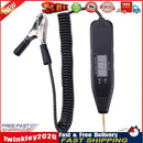 Car Digital Electric Voltage Test Pen Power Probe Circuit Tester (Black) Newly