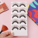 Makeup Soft Thick Cross Handmade Black Eye Lashes Extension False  Eyelashes