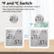 WIFI Temperature Sensor Humidity Meter Digital LCD Screen Gauge (White)