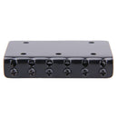 Hardtail Bridge Top Load 65mm Electric Guitar Bridge with 5 Screws (Black)