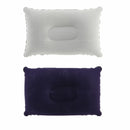 Car Travel Flocking Cushion Square Inflatable Air Pillow Hiking Camping Rest