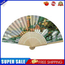 Seaside Lighthouse Oil Paint Folding Fan By Numbers DIY Painted Art Craft