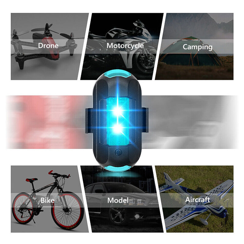 Magnetic Vibration Sensing Light Retrofit Signal for Drone Motorcycle (1pc)