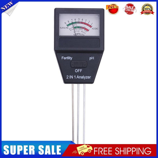 2 in 1 Garden Soil Fertility Analyzer with Probe Plant Moisture PH Sensor