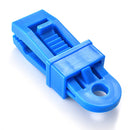 10pcs Outdoor Large Canopy Wind Rope Clamps Windproof Tent Clips (Blue) Newly