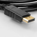 Mini DisplayPort DP to DisplayPort DP 1.2 Cable Male to Male Black 6Ft