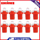 10pcs T5 B8.5D LED Car Light Automotive Dashboard Instrument Cluster Light Bulbs