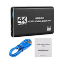 4K 1080P 60fps Video Capture Card HDMI-compatible Camera Camcorder USB 3.0