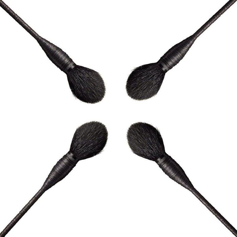 1pc Ratten Cosmetic Brush Soft Wool Powder Blush Brush Makeup Tools (Black)