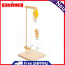 Primary School Experiment Educational Wood Manual Crane for Classroom Supplies