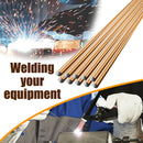 10pcs Weld Bars Cored Wire Carbon Steel Argon Arc Welding Rods (50cmx2mm) Newly