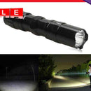 SN9F 3W Police LED Flashlights Light Lamp Torch with Clip Clipboard-ele