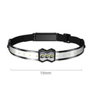 Mini Rechargeable 3LED + COB Headlamp Waterproof Outdoor Fishing Headlight