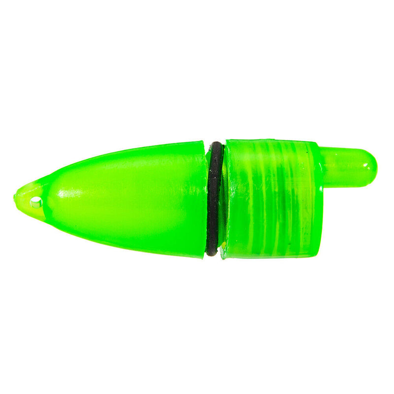 10pcs Night Fishing Rod Bite Alarm Light Bells Ring Indicator (Grass Green)
