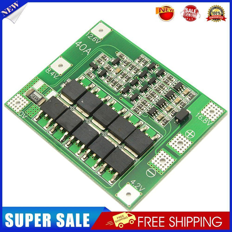 4S 16.8V 40A Lithium Battery Protection Board Li-on Battery Charger Module