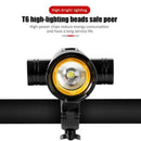 MTB Bike T6 LED Bike Lights Riding Light Rear&Front Lights Bicycle Headlight