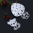 2pcs Mushroom Cutting Dies for DIY Metal Stencil Scrapbooking Emboss Craft-