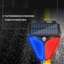 Alarm Light Wireless Solar Powered LED Strobe Motion Sensor Anti Theft Lamp