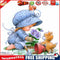 Wall Paste Full Round DIY 5D Girl Flower Cat Drill Diamond Painting Kit