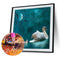 5D Diamond Painting Kit Swan Lake Full Round Drill Rhinestone DIY Wall Arts