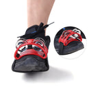 Foot Tambourine Metal Jingle Bell Drum Percussion Instruments Parts (Red) Newly