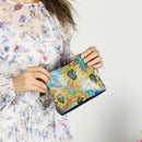 DIY Special Shaped Diamond Painting Leather Messenger Bag Makeup Storage Bags