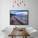 Beach Sunset Oil Paint By Numbers DIY Drawing Picture Kit for Adults Home Decor