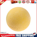 Bath Salt Ball Body Skin Whiten Stress Relief Bubble Shower Ball (Yellow)