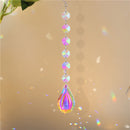 #A Crystal Windchimes Ornaments AB Color Beads Window Craft Garden Balcony Penda