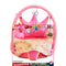 Baby Sofa Support Seat Cover Learning To Sit Chair Case No Filler (Pink) Newly