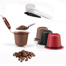 3pcs Refillable Reuse Coffee Capsule Filters for Nespresso Machine (Multi)
