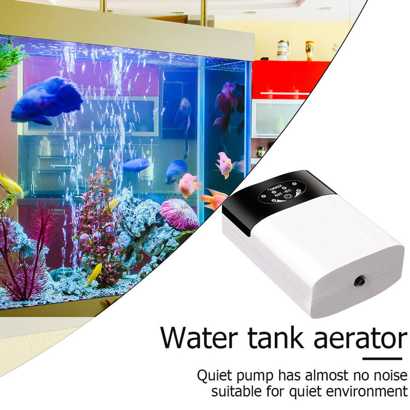 Aeration Oxygen Pump Fish Tank Aquarium Silent USB Air Compressor (SB 168) Newly