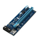 USB 3.0 PCI-E Express 1x to 16x Extender Riser Card Adapter SATA Power Cable