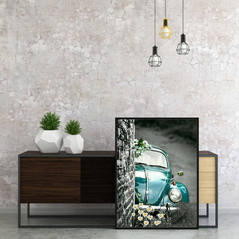 40x50cm DIY Paint By Number Kit Car in The Corner Abstract Home Wall Ornaments